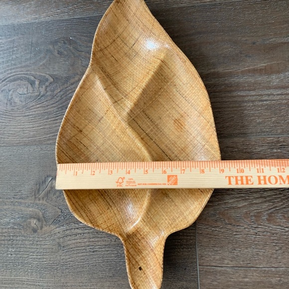 Vintage Grain ware Mid-century 3 Part Party Serving Try - Picture 3 of 10